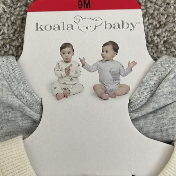 Koala baby Gray Elephant Onesie and Star Pants Set - Picture 5 of 5